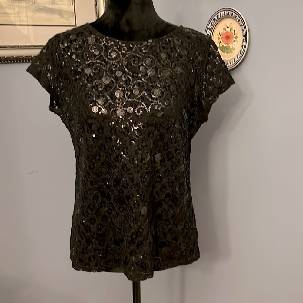 Shimmer Sequined Top